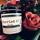 Malicious Women Co Married AF 9oz Funny Candle | Soy Wax Scented Candle Home Fragrance Family Decor