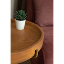 Coffee Table Set With Metal Legs And Wooden Plate