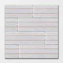 Mashiro Strided Ceramic Accent Tiles 2 1/4x7 3/8