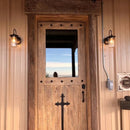 Exterior Outdoor Mason Jar Wall Sconce Light with Vintage Jar