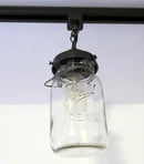 Mason Jar Track Light SINGLE Vintage Quart