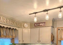 Mason Jar TRACK LIGHTING New Quarts Chain Trio