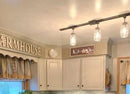 Mason Jar TRACK LIGHTING New Quarts Chain Trio by The Lamp Goods