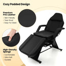 72 Inch Massage Bed with Hydraulic Stool Removable Headrest and Storage Boxes by LJGDeals