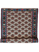 Masterpiece Vintage Persian Senneh Kilim Runner Rug 4’ x 9’