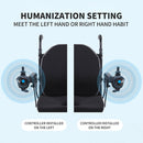 Mate Lightweight Foldable Electric Dual Motor Power Motorized Mobility Wheelchair, 250LBS (SAK79245)