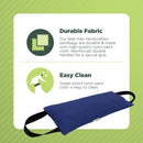 Yoga Sandbag 10 lb ( SAND FILLED ) dust free sand bag, yoga, photography, pilates - Made in USA