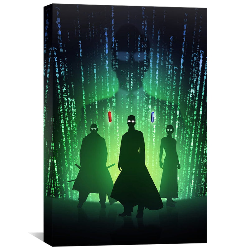 Matrix Silhouette Canvas