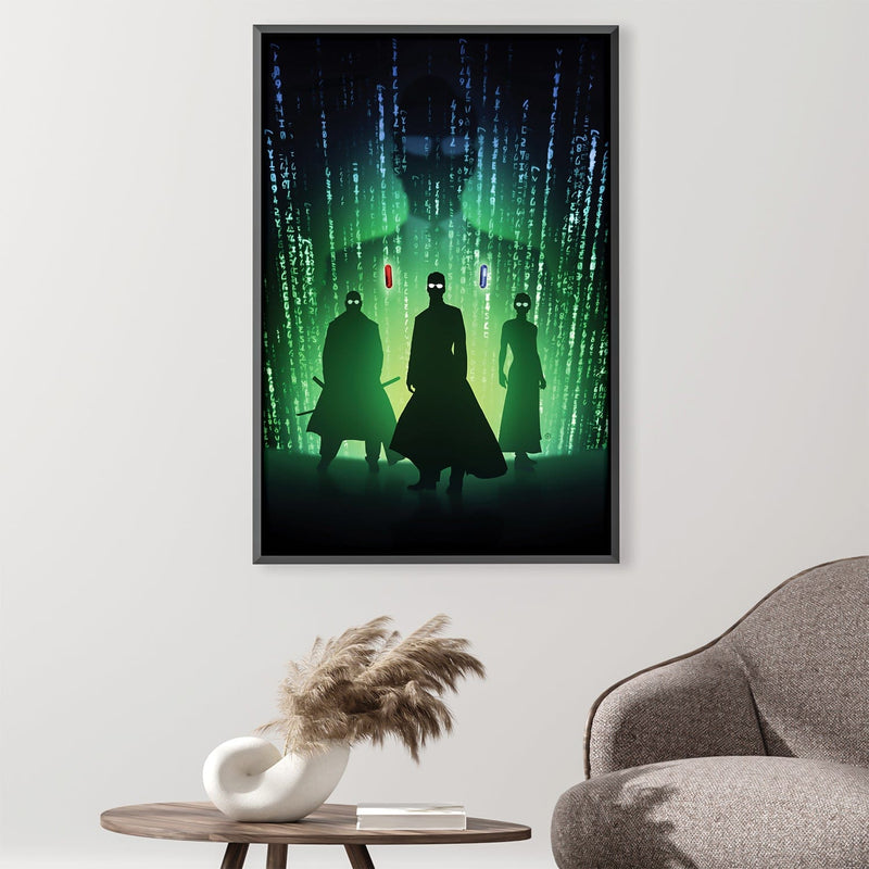 Matrix Silhouette Canvas