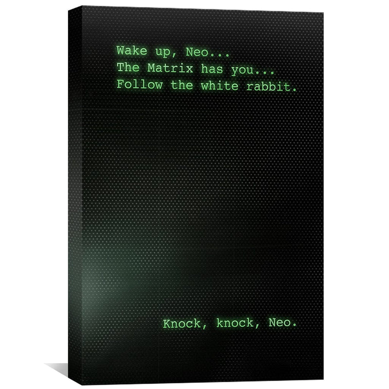 Matrix Wake Up Canvas