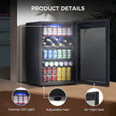 Matte Beverage Refrigerator and Cooler W58128H