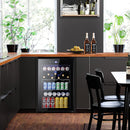 Matte Beverage Refrigerator and Cooler W58128H