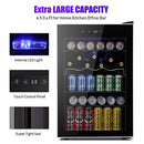 Matte Beverage Refrigerator and Cooler W58128H