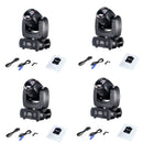GobekUsa 120W LED Moving Head Light Beam Spot Wash Gobo 8 Face Roto Prism