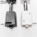 Matte black adjustable led track spotlight exhibition lighting by Decorbites