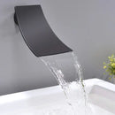 GobekUsa Black Bathroom Faucet: 2 Function Wall Mount Hot Cold Shower Bathtub Facuet.