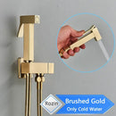 GobekUsa Black Bidet Faucet Wall Mount Shower Tap Toilet Sprayer Mixer