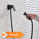 GobekUsa Black Bidet Faucet Wall Mount Shower Tap Toilet Sprayer Mixer