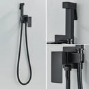 GobekUsa Black Bidet Faucet Wall Mount Shower Tap Toilet Sprayer Mixer