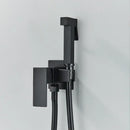 GobekUsa Brass Bidet Faucet Mixer with Square Shower Spray