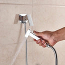 GobekUsa Brass Bidet Faucet Mixer with Square Shower Spray