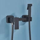 GobekUsa Brass Bidet Faucet Mixer with Square Shower Spray