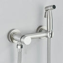 GobekUsa Brass Bidet Faucet Mixer with Square Shower Spray