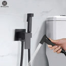 GobekUsa Brass Bidet Faucet Mixer with Square Shower Spray