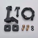 GobekUsa Brass Bidet Sprayer Faucet Set - Hot Cold Mixer, Wall Mounted Toilet Shattaf