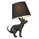 GobekUsa Big Dog LED Floor Lamp Black Dog Table Lamp E27 for Living Room