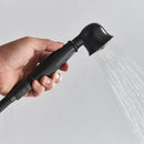 GobekUsa Dual Handle Black Shower Set Faucet with Rainfall Shower Mixer Tap