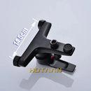 GobekUsa Black Finish Wall Mounted Bathroom Shower Faucet with Handheld Mixer
