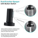 GobekUsa Black Flexible Kitchen Faucet Pull Down Mixer Tap Swivel Stream Sprayer Nozzle
