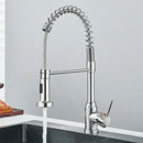 GobekUsa Black Flexible Kitchen Faucet Pull Down Mixer Tap Swivel Stream Sprayer Nozzle