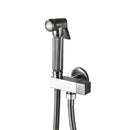 GobekUsa Black Bidet Faucet with Single Handle, Wall Mounted, Cold Water, Brass Sprayer Head