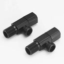 Matte black hexagonal filling valve faucet for kitchen and bathroom by Decorbites