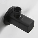 Matte black hexagonal filling valve faucet for kitchen and bathroom by Decorbites