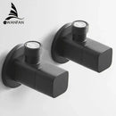 Matte black hexagonal filling valve faucet for kitchen and bathroom by Decorbites