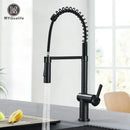 GobekUsa Brass Kitchen Sink Faucet with Dual Stream Sprayer Nozzle, Hot Cold Water Mixer Tap