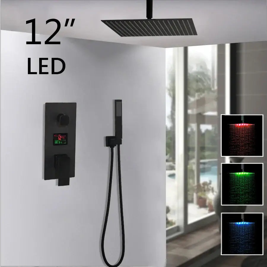 GobekUsa Digital Display Shower Faucet Set with 3 Functions, photo 12 of 22