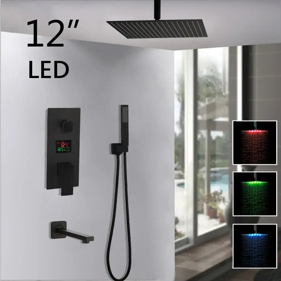 GobekUsa Digital Display Shower Faucet Set with 3 Functions, photo 18 of 22