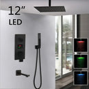 GobekUsa Digital Display Shower Faucet Set with 3 Functions