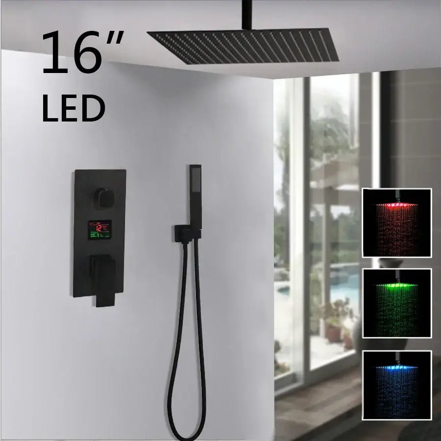 GobekUsa Digital Display Shower Faucet Set with 3 Functions, photo 13 of 22