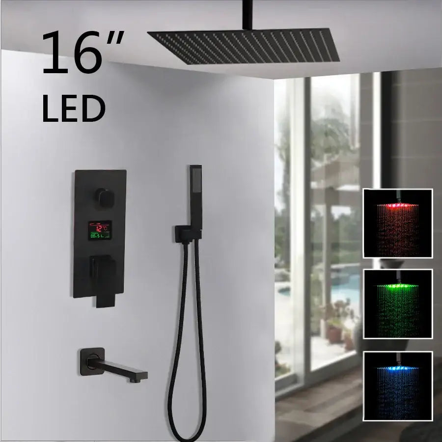 GobekUsa Digital Display Shower Faucet Set with 3 Functions, photo 19 of 22