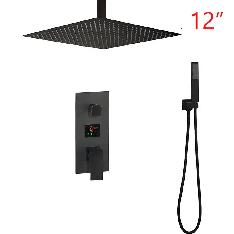GobekUsa Digital Display Shower Faucet Set with 3 Functions, photo 9 of 22