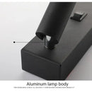 Matte black led wall light switch with usb port – bedroom sconce by Decorbites