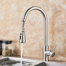 GobekUsa Black SUS304 Pull Out Kitchen Faucet Tap Single Handle Sink Mixer Spout