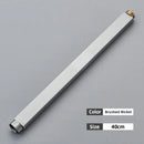 Matte black shower faucet extension tube bathroom brass fitting by Decorbites