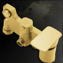 GobekUsa Black Wall Mounted Bathroom Shower Faucet Set - Bathtub Mixer Tap