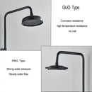 GobekUsa Black Brass Bath Shower Faucet Set with Handshower and Tub Spout